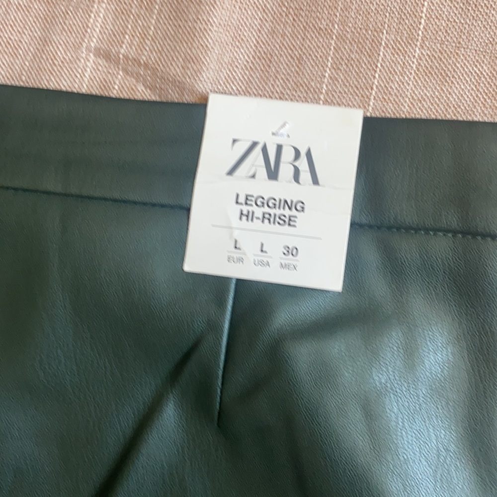 Zara High Rise Leggings Size Large - Picture 8 of 12